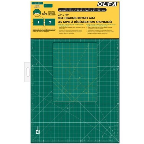 OLFA Continuous Grid Rotary Mat Set 23"X70" 3 OLFA Continuous Grid Rotary Mat Set 23"X70"