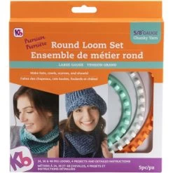 Knitting Board Chunky Round Loom 3/Pkg