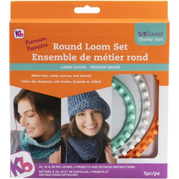 Knitting Board Chunky Round Loom 3/Pkg 3 Knitting Board Chunky Round Loom 3/Pkg