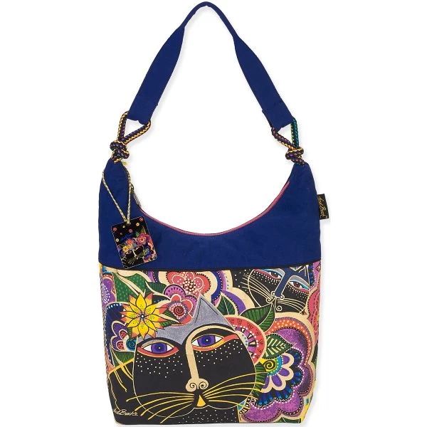 Laurel Burch Scoop Tote 12.5"X16"X3.5" 3 Laurel Burch Scoop Tote 12.5"X16"X3.5"