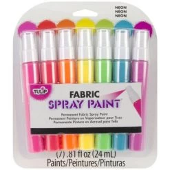 Tulip Fabric Spray Paint Mini Pack .81oz 7/Pkg