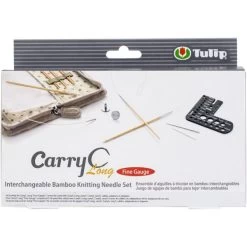 Tulip Carry C Interchangeable Bamboo Knitting Needle Set