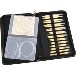 Takumi Bamboo Interchangeable Circular Knitting Needle Set -Sewing And Knitting 2a058830d693f3884136755f5b53ddb841