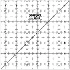 OLFA Frosted Advantage Non-Slip Ruler "The Compact" 9 OLFA Frosted Advantage Non-Slip Ruler "The Compact" -Sewing And Knitting 2d78a959c5db0aacbfad9c861f8bb1b2b3