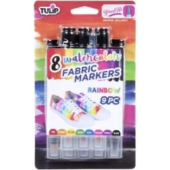 Sewing And Knitting 14 Tulip Fabric Watercolor Markers 8/Pkg