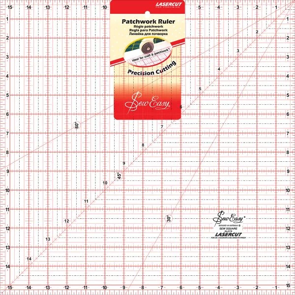 Tacony SewEasy Square Quilt Ruler 3 Tacony SewEasy Square Quilt Ruler
