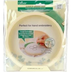 Clover Plastic Embroidery Stitching Hoop 7"