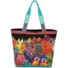 Laurel Burch Shoulder Tote Zipper Top 19.5"X6.75"X15" 1 Laurel Burch Shoulder Tote Zipper Top 19.5"X6.75"X15" -Sewing And Knitting 3c3f963ffcdfe3937639bf53c313389246