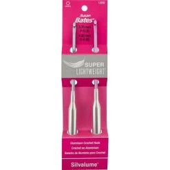 Susan Bates Silvalume Lightweight Aluminum Crochet Hook Set
