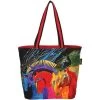 Laurel Burch Shoulder Tote Zipper Top 19"X7"X15" -Sewing And Knitting 434813cd17ce09571e99870d5d9ced53ee