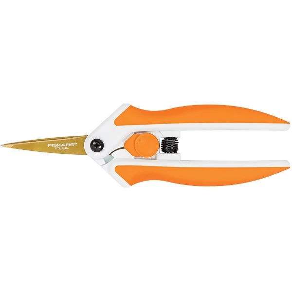 Fiskars Easy Action Titanium Micro-Tip Scissors 5" 5 Fiskars Easy Action Titanium Micro-Tip Scissors 5" - Image 3