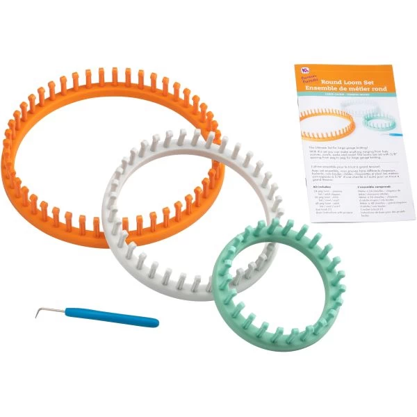 Knitting Board Chunky Round Loom 3/Pkg 4 Knitting Board Chunky Round Loom 3/Pkg - Image 2