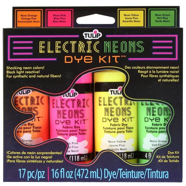 Tulip Electric Neons Dye Kit 3 Tulip Electric Neons Dye Kit