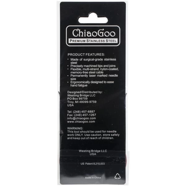 ChiaoGoo Red Lace Stainless Circular Knitting Needles 16" 4 ChiaoGoo Red Lace Stainless Circular Knitting Needles 16" - Image 2