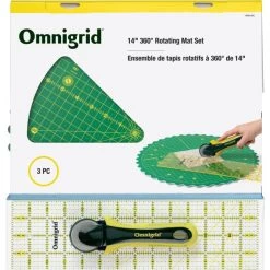 Omnigrid Rotating Cutting Mat Set 14"