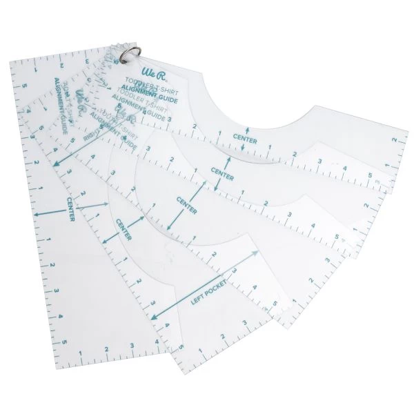 We R Vinyl Print Press T-Shirt Alignment Guides 6/Pkg 4 We R Vinyl Print Press T-Shirt Alignment Guides 6/Pkg - Image 2