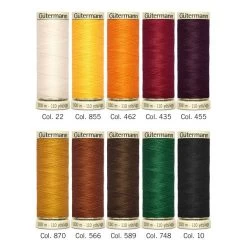 Gutermann Sew-All Polyester Thread Set - 10 Spools 7 Gutermann Sew-All Polyester Thread Set - 10 Spools -Sewing And Knitting 642bc2302adb2188ded210746613781d9a