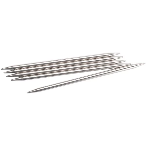 ChiaoGoo Double Point Stainless Knitting Needles 8" 5/Pkg 4 ChiaoGoo Double Point Stainless Knitting Needles 8" 5/Pkg - Image 2