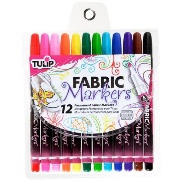 Tulip Fine Fabric Markers 12/Pkg 3 Tulip Fine Fabric Markers 12/Pkg