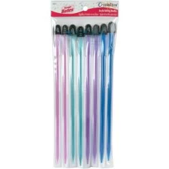 Susan Bates Crystalites Single Point Knitting Needle Set 10"