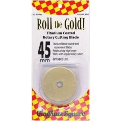 Roll The Gold! Titanium Coated Rotary Cutting Blade Refill