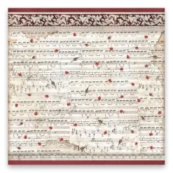 Stamperia Polyester Fabric 12"X12" 4/Pkg -Sewing And Knitting 7a449b81400d792c4bf0769cbac58d7272