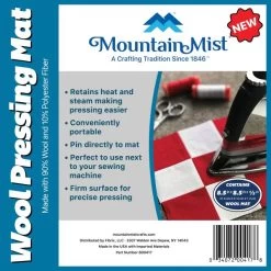Mountain Mist Wool Pressing Mat 8.5"X8.5"X.5"