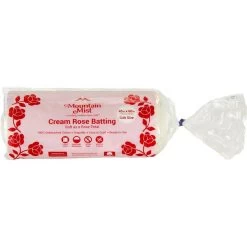 Mountain Mist Cream Rose Cotton Needlepunch Batting