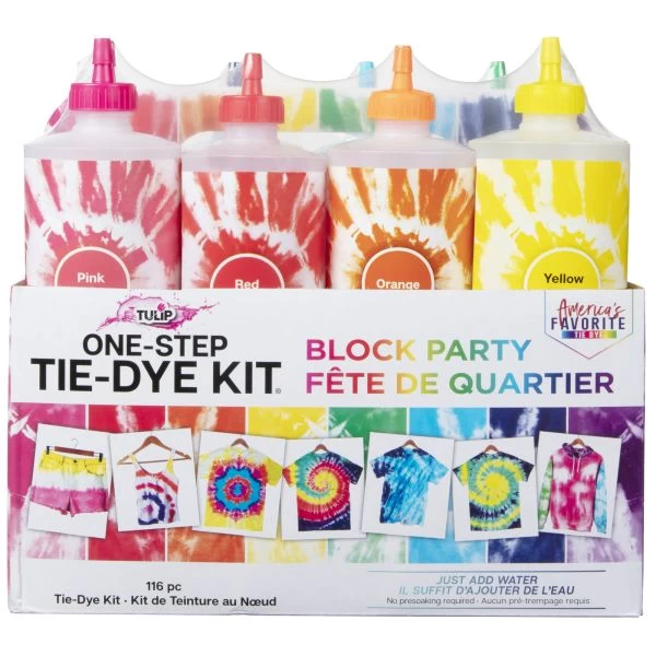 Tulip One-Step Tie-Dye 8 Color Block Party Kit 3 Tulip One-Step Tie-Dye 8 Color Block Party Kit