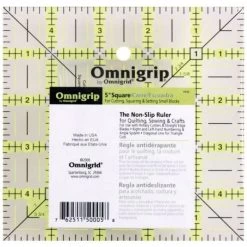 Omnigrip By Omnigrid Non-Slip Quilter's Ruler 5"X5"
