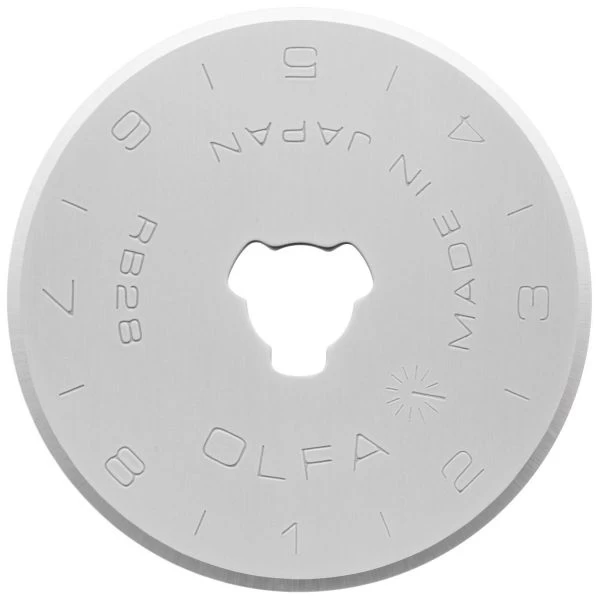 OLFA Rotary Blade 28mm 5/Pkg 4 OLFA Rotary Blade 28mm 5/Pkg - Image 2