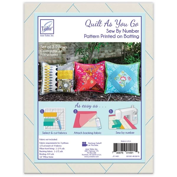 June Tailor Quilt As You Go Pillow Cover 4 June Tailor Quilt As You Go Pillow Cover - Image 2