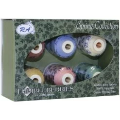 Sewing And Knitting 25 Thimbleberries Cotton Thread Collection 500yd 6/Pkg