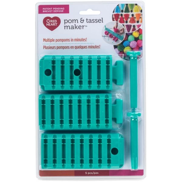 Red Heart Pompom & Tassel Maker 3 Red Heart Pompom & Tassel Maker