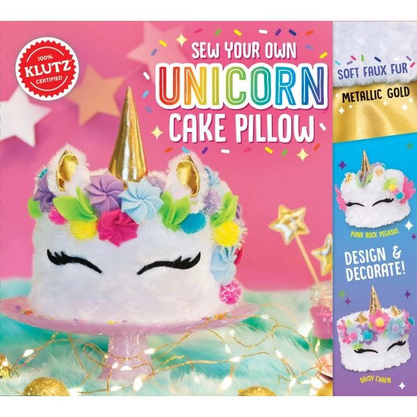 Sew Your Own Unicorn Cake Pillow 3 Sew Your Own Unicorn Cake Pillow