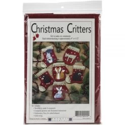 Rachel's Of Greenfield Felt Ornament Kit 4"X4.5" 6/Pkg