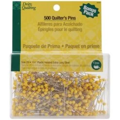 Dritz Quilting Quilter's Pins Bonus Pack 500/Pkg