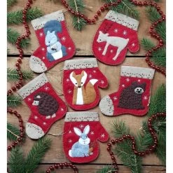 Rachel's Of Greenfield Felt Ornament Kit 4"X4.5" 6/Pkg -Sewing And Knitting a5f60261250312759f8b82d32df5c93ea2