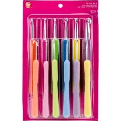 Boye Ergonomic Aluminum Crochet Hook Set 12/Pkg