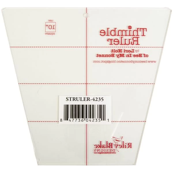 Riley Blake Thimble Ruler 10" 5 Riley Blake Thimble Ruler 10" - Image 3