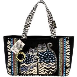 Laurel Burch Medium Tote Zipper Top 15.5"X4.5"X10"