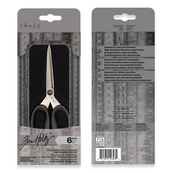 Tim Holtz Haberdashery Scissors 6" 4 Tim Holtz Haberdashery Scissors 6" - Image 2