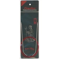 ChiaoGoo Red Circular Knitting Needles 40"
