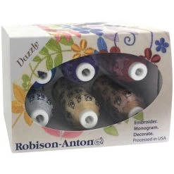 Robison-Anton Metallic Thread Set - 6 Spools