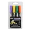 Uchida Shoe Decor Acrylic Paint Chisel Tip Markers 4/Pkg