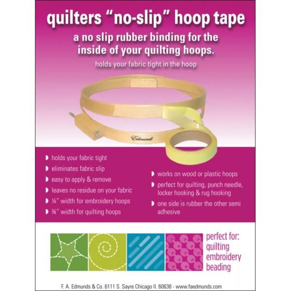 Frank A. Edmunds Quilter's No-Slip Hoop Tape 3 Frank A. Edmunds Quilter's No-Slip Hoop Tape