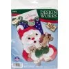 Design Works Felt Stocking Applique Kit 18" Long -Sewing And Knitting c23bc701cf9f3d07d1796ac23f8f344430