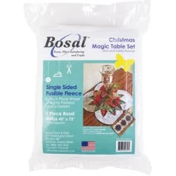 Bosal Single Sided Fusible Fleece Christmas Table Set