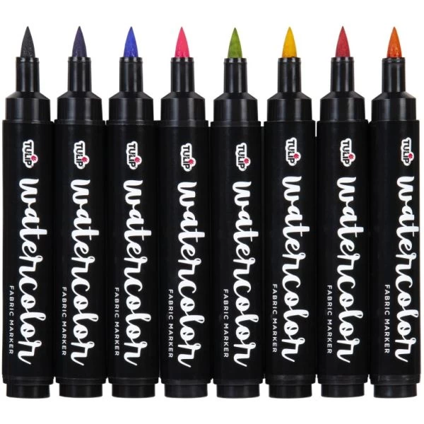Tulip Fabric Watercolor Markers 8/Pkg 4 Tulip Fabric Watercolor Markers 8/Pkg - Image 2