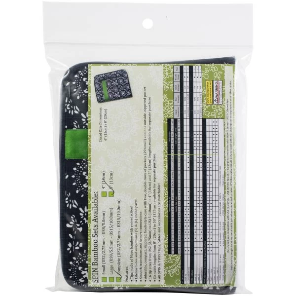 ChiaoGoo SPIN Bamboo Interchangeable Tips 5" Set - Complete 5 ChiaoGoo SPIN Bamboo Interchangeable Tips 5" Set - Complete - Image 3